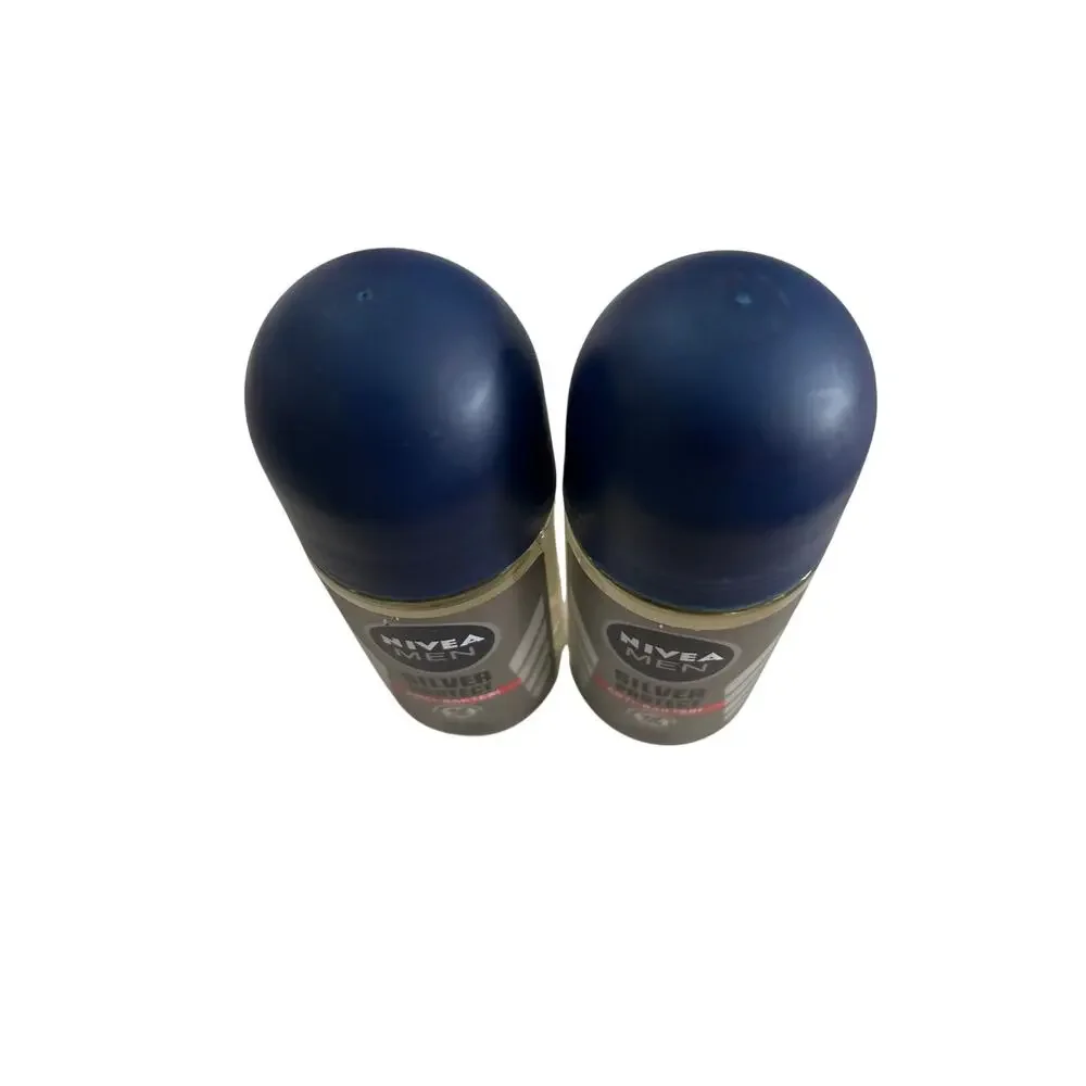 New 2pk Men's Nivea 48hr Roll On Deodorant 1.7oz Made Germany Smells Amazing!!😀